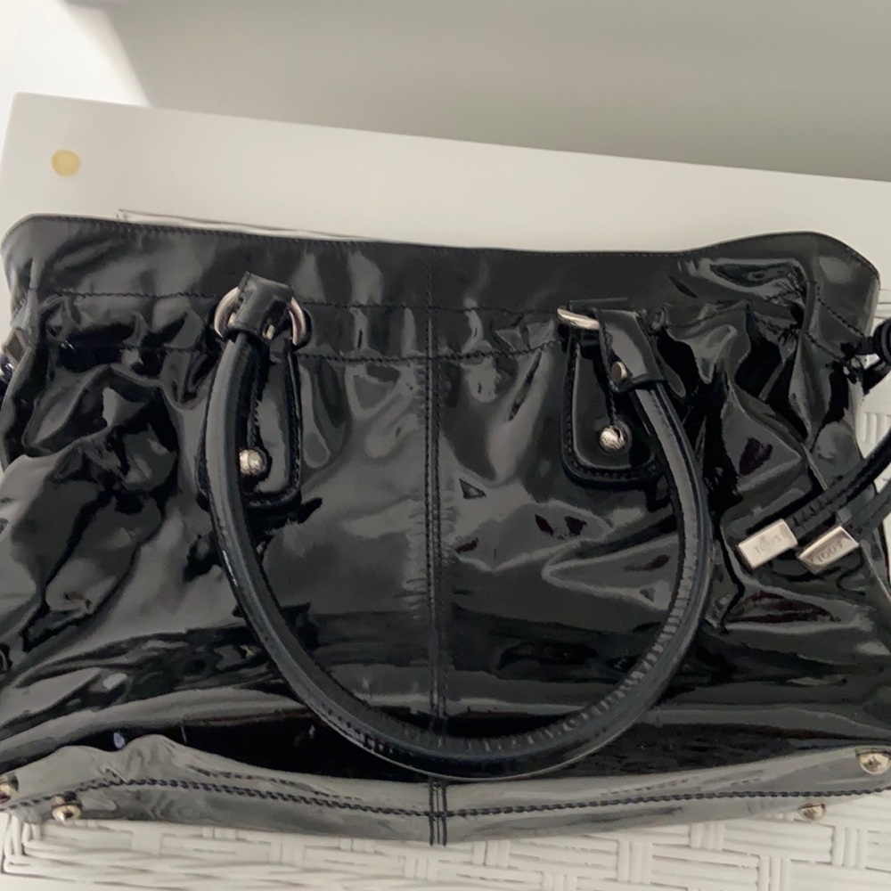 Tods pocketbook dark navy